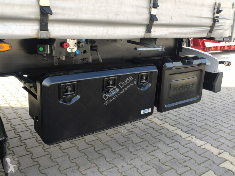 Semitrailer Kögel Coil mulda 3 Osie SAF Dach i...