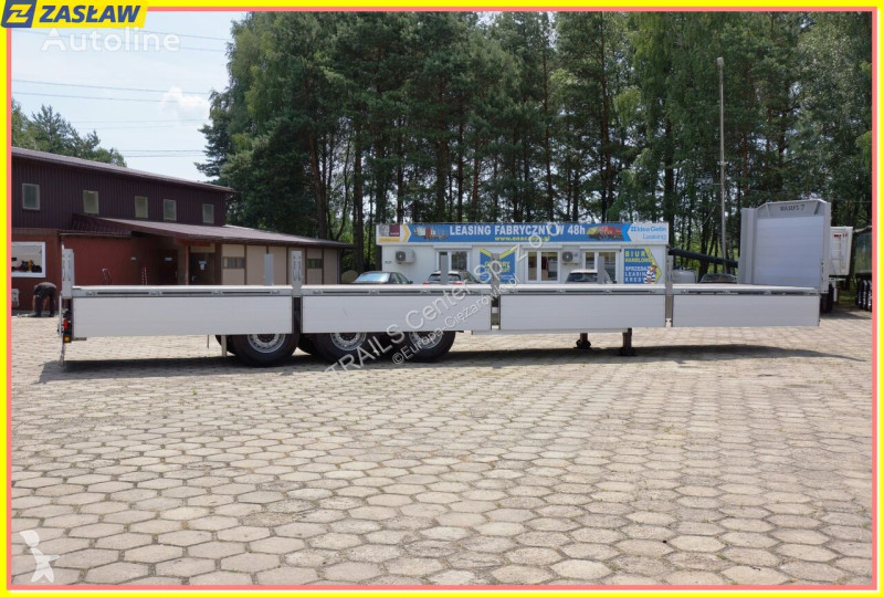 نصف مقطورة Zasław ALU sides 800 mm. HEAVY...