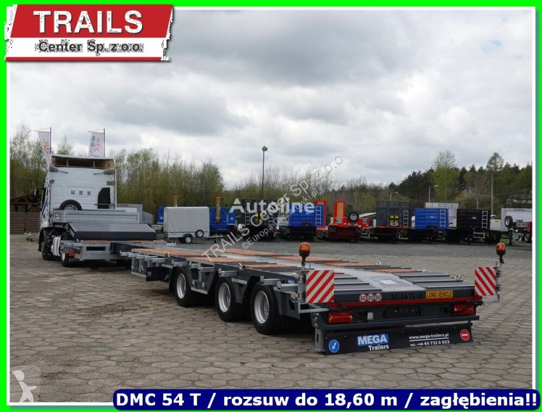 Sættevogn Mega Extandable Low-loader 18.60 m 2...