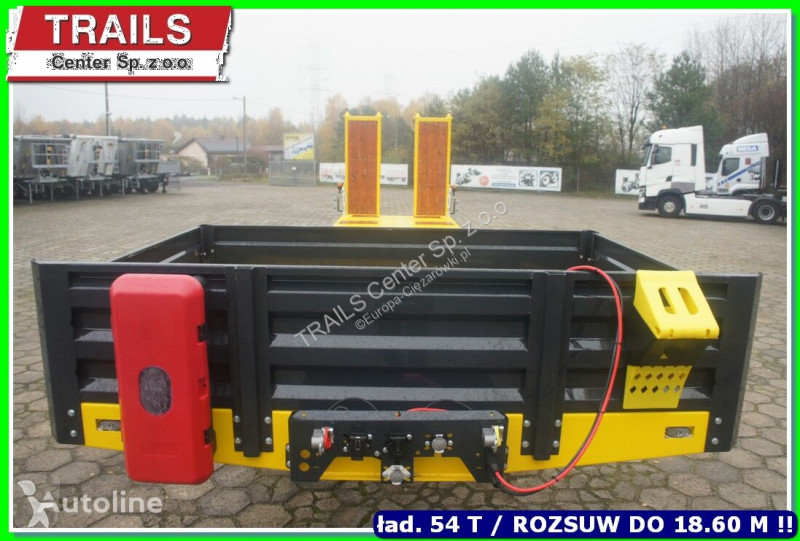 Semirimorchio Mega 4 axle low floor 18.600 m....