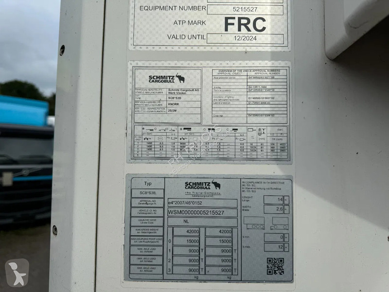 Oplegger Schmitz Cargobull SCB S3B - 3 AXLE -...