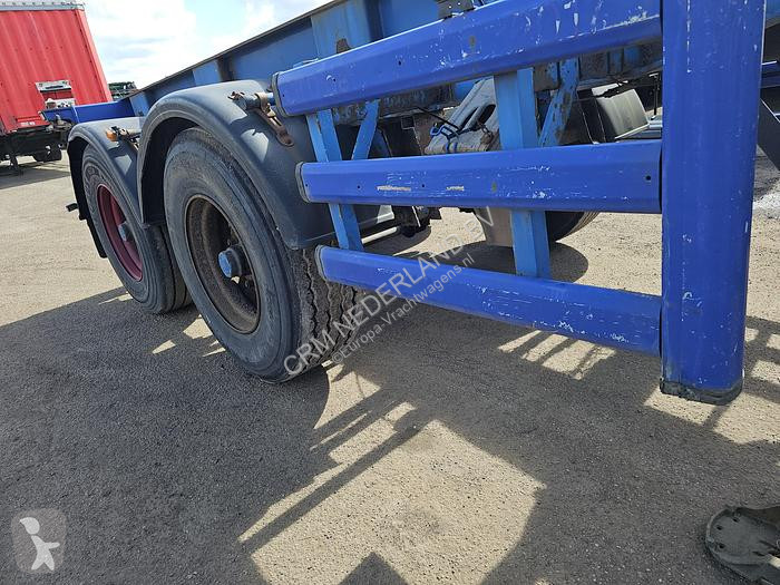 Semitrailer Renders 2 axle 20 ft container...
