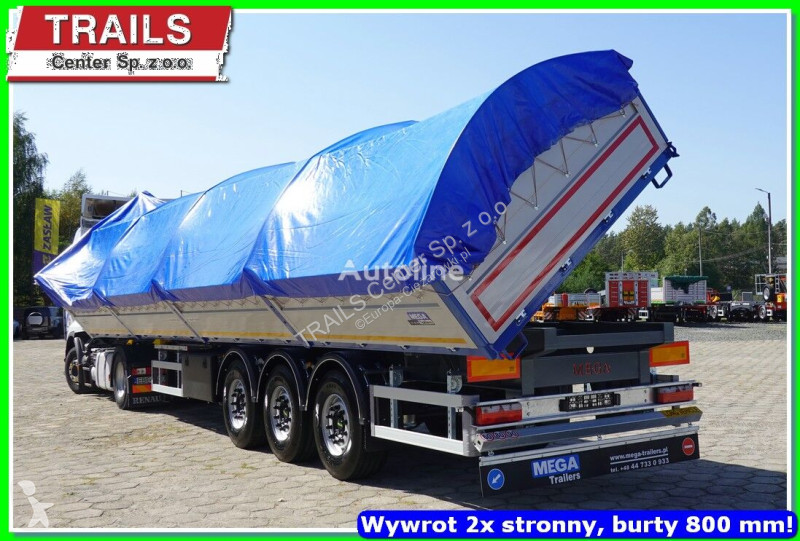Semiremorca Mega 29 m³ / 12.600 m. 2 x side...