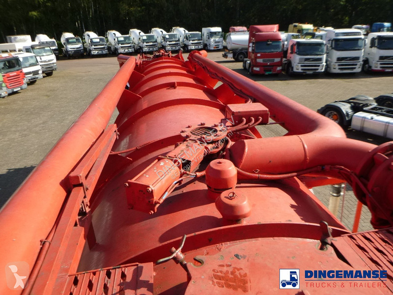 Oplegger  Vacuum tank steel (tipping) 29 m3 / 1...