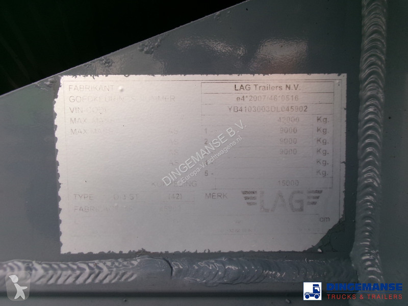 Semiremorca LAG Fuel tank alu 44.4 m3 / 6 comp...