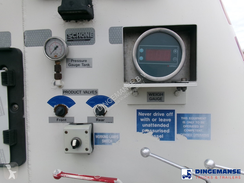 Semi reboque Feldbinder Powder tank alu 36 m3 /...