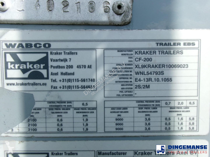 نصف مقطورة Kraker trailers Walking floor...