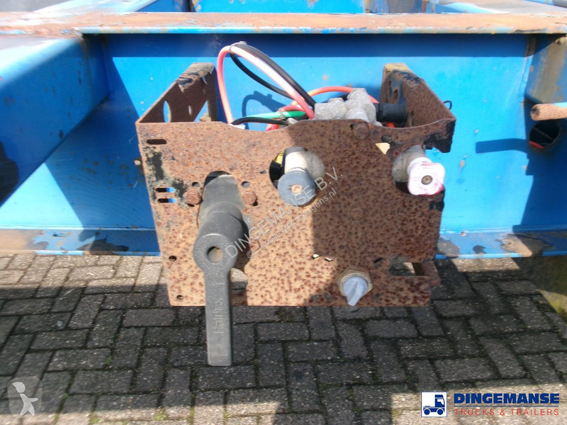 نصف مقطورة Krone 3-axle container trailer...