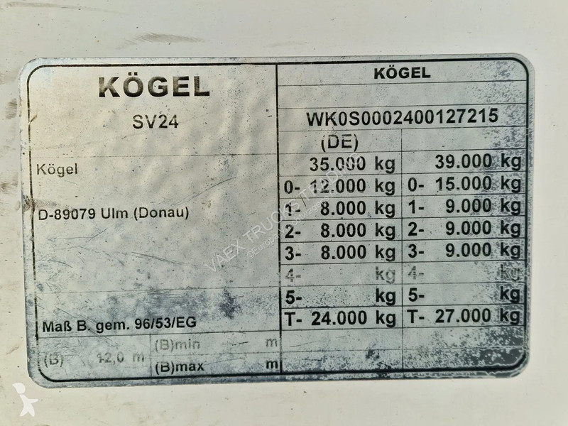 Semiremorca Kögel Thermoking SL 200e frigo -...