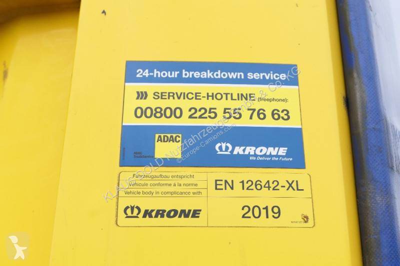 Semi remorque Krone Pritsche Plane Hubdach...