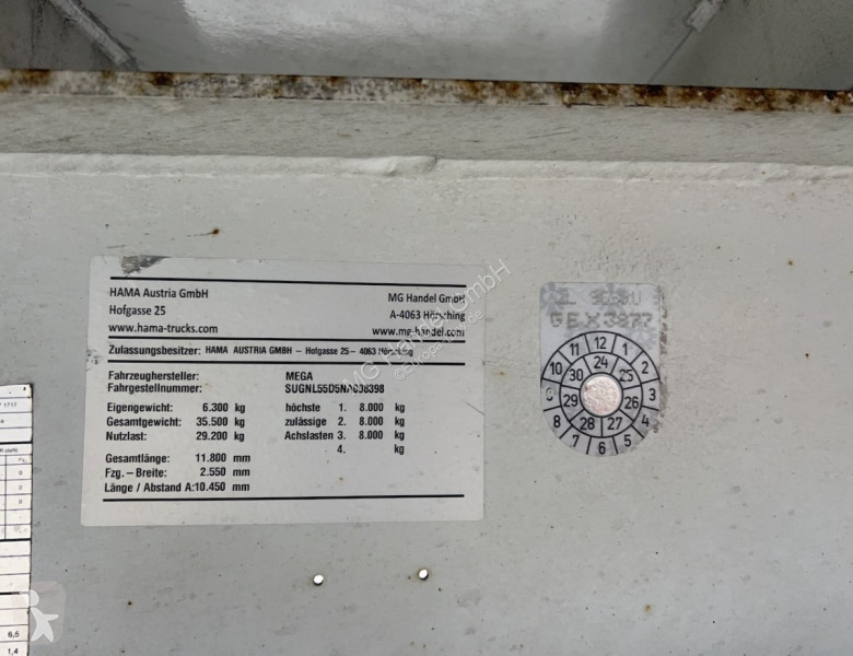 Semiremorca Mega  Alu-Kastenmulde 55m³,...
