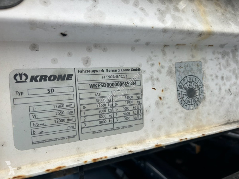 Semi reboque Krone SD Tautliner,...