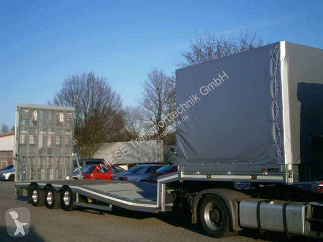 Oplegger Wiese Gabelstaplertransporter Tiefbett...