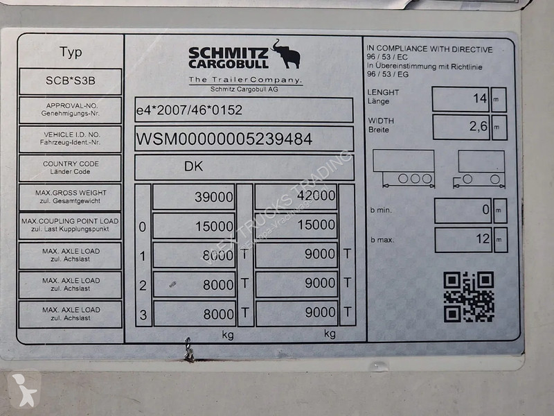 Semi reboque Schmitz Cargobull SCB*S3B - Frigo...