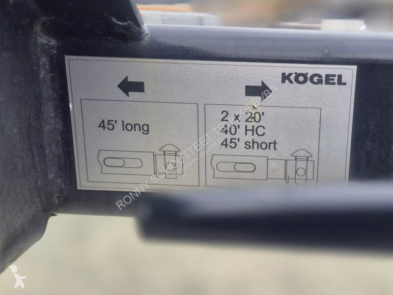 Semitrailer Kögel Port 45 Simplex...