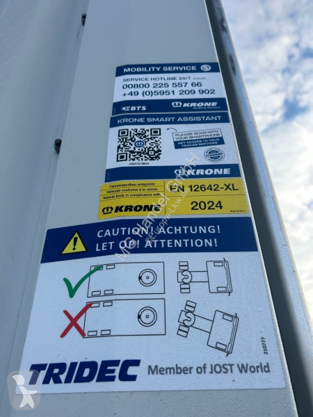 Semi reboque Krone City Liner Profi, 1-Achs-...