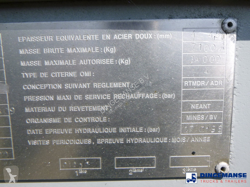Semiremorca Magyar Bitumen tank inox L1.5BN 32...