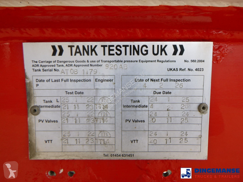 Semi reboque  Fuel tank alu 42.8 m3 / 6 comp