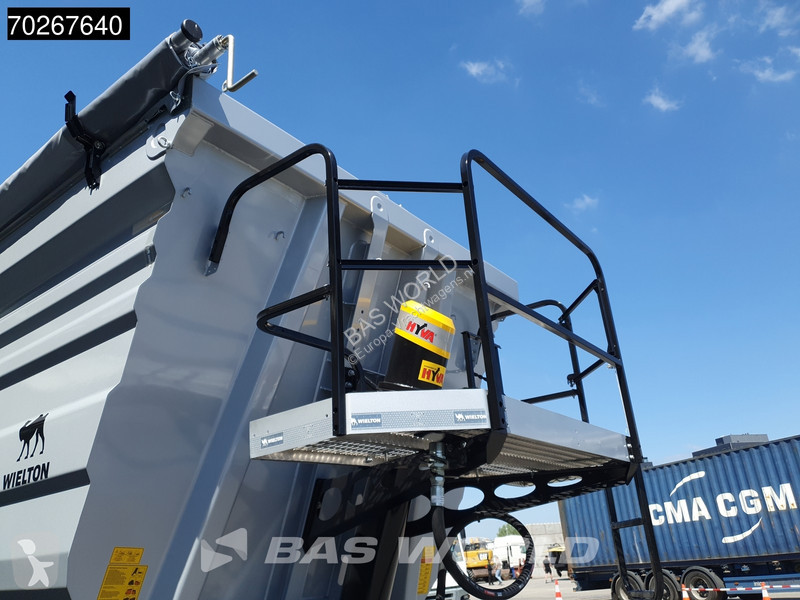 Semirimorchio Wielton NW-3 NEW 55m3 Liftachse...