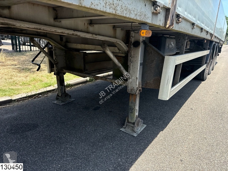 Semitrailer Lecitrailer open laadbak HIAB, Remote