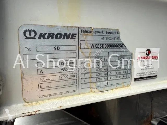 Semiremorca Krone 3 x Achsen PBW / Liftachse