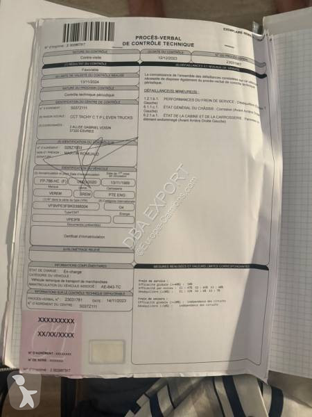 Semiremorca Verem Table élévatrice