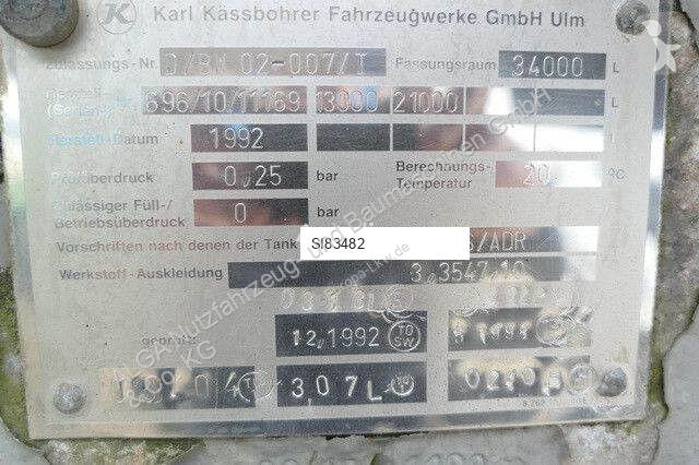 Semitrailer Kässbohrer STH 34/10-24/Tank 34.000...
