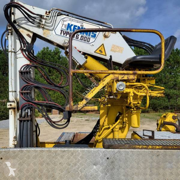 Semitrailer Kennis Plateau grue