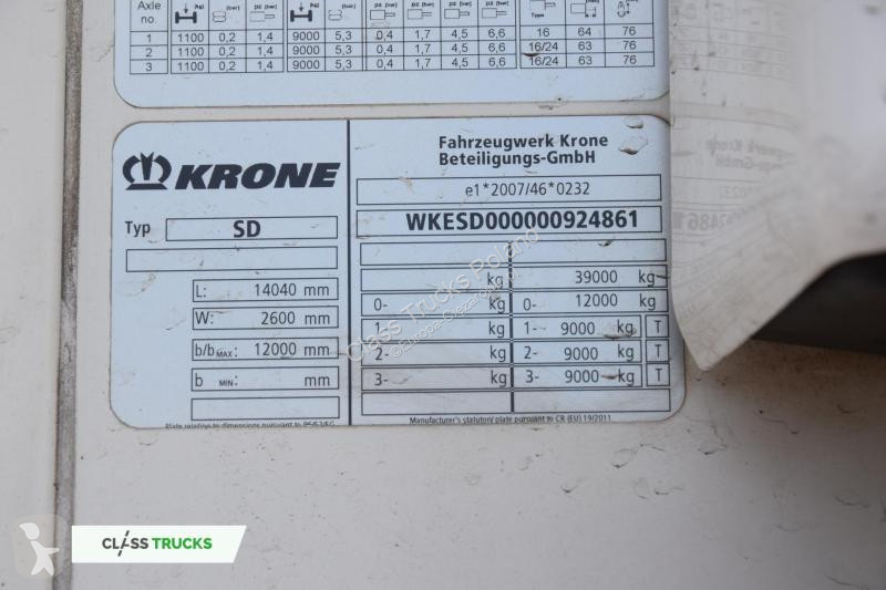 Semirimorchio Krone SDR  FP 60 ThermoKing SLXi 300