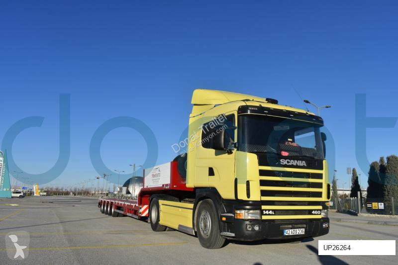 Oplegger Donat 4 axle lowbed without ramps -...