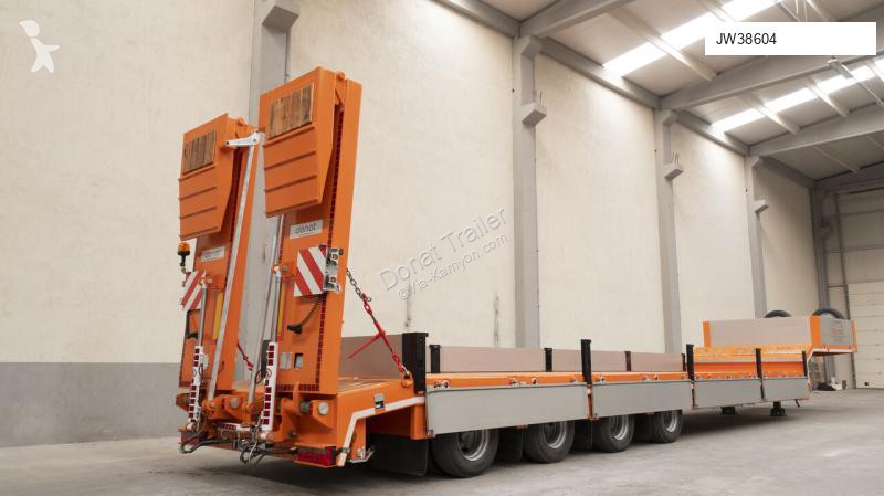 نصف مقطورة Donat 4 axle lowbed with aluminum...