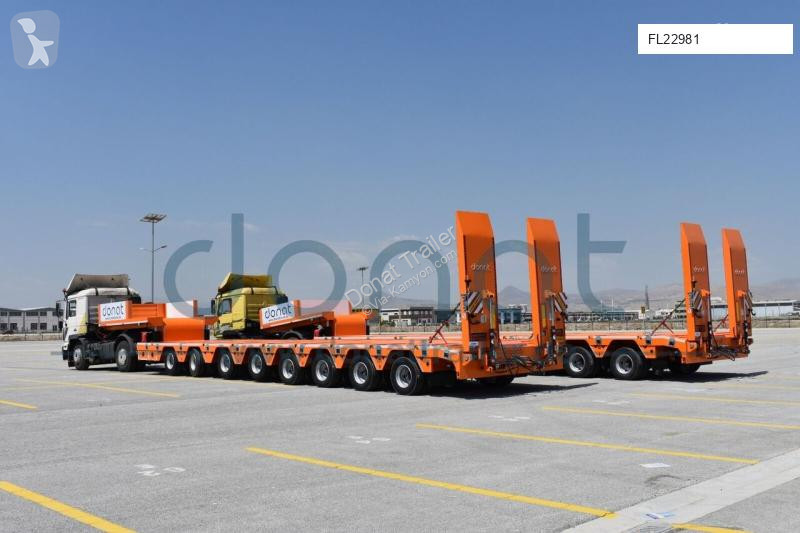 Semiremorca Donat 8 axle lowbed with hydraulic...