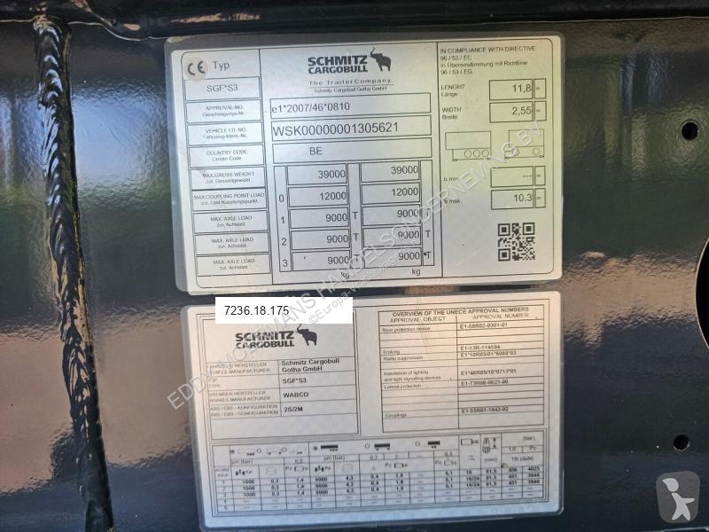 Oplegger Schmitz Cargobull SGF