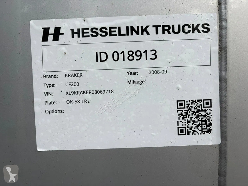 Semi reboque Kraker trailers 92m3, Walking...