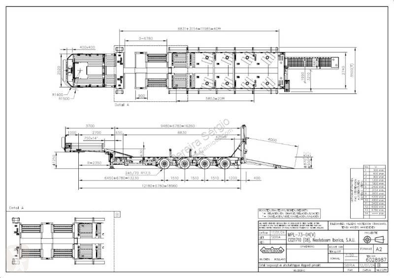 Semitrailer Nooteboom MPL 73-04 V