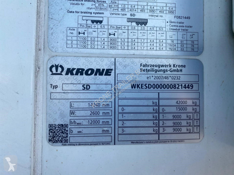 Sættevogn Krone