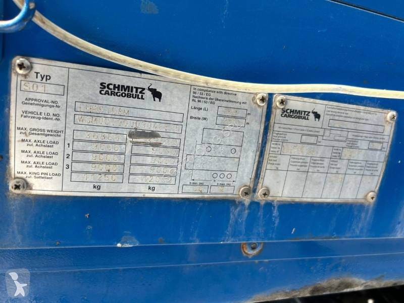 Semitrailer Schmitz Cargobull Centinato ribassato