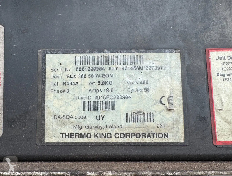 Semitrailer Chereau CSD3 THERMO KING SLX300 BPW...