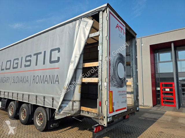 Semitrailer Fliegl SDS01 / Hubdach / EDSCHA /...