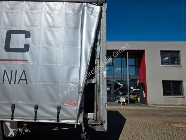 Semitrailer Fliegl SDS01 / Hubdach / EDSCHA /...