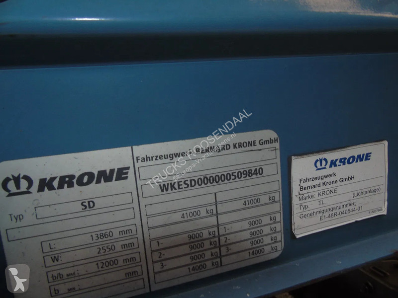 Semiremorca Krone 3X BPW + 2.81 HEIGHT
