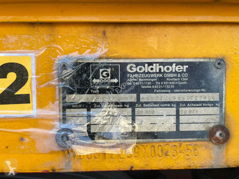 نصف مقطورة Goldhofer STZ-L5-54 Lowbed with...