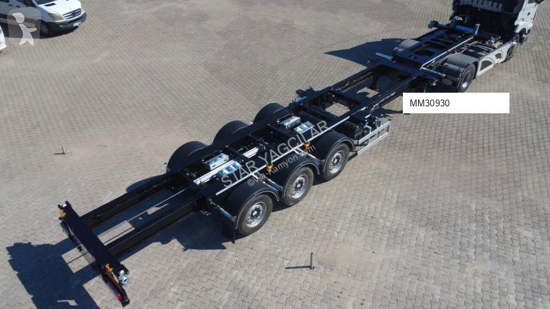 نصف مقطورة Star Extendable Container Carrier...
