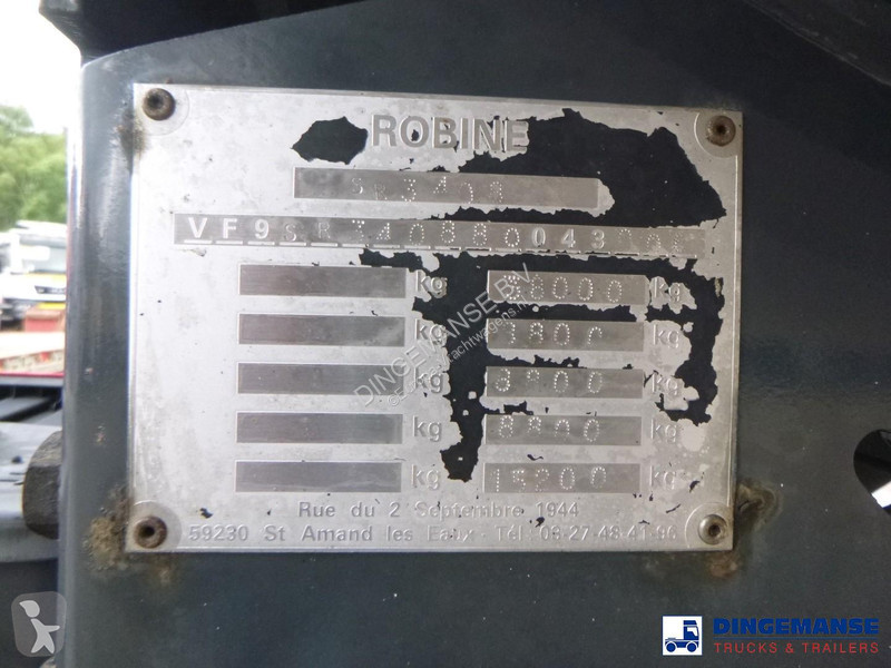 نصف مقطورة Robine Gas tank steel 51.5 m3 / 1 comp