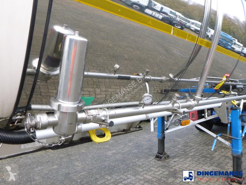 Semi remorque Feldbinder Chemical tank inox...