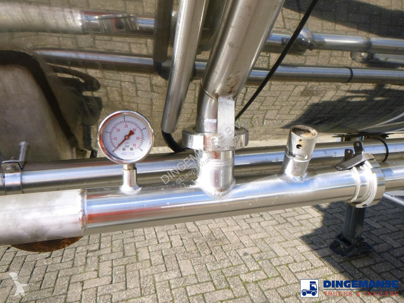 نصف مقطورة LAG Chemical tank inox 37.5 m3 / 1 comp