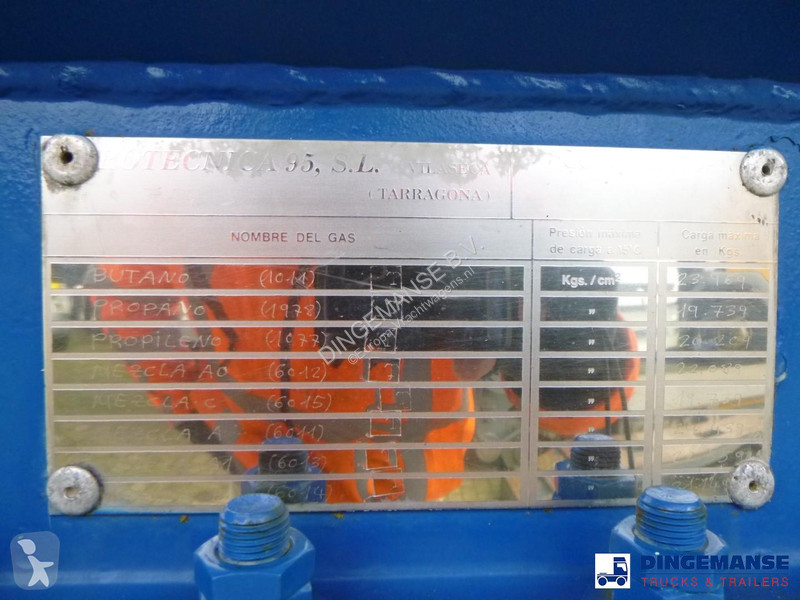 Semi remorque  Gas tank steel 46.9 m3 / 1 comp