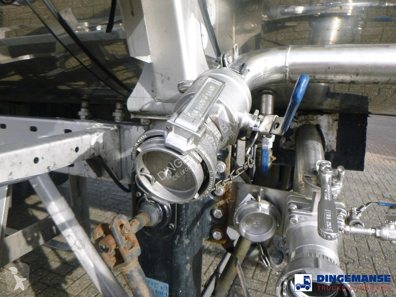 نصف مقطورة Burg Chemical tank inox L4BH 32.5 m3...
