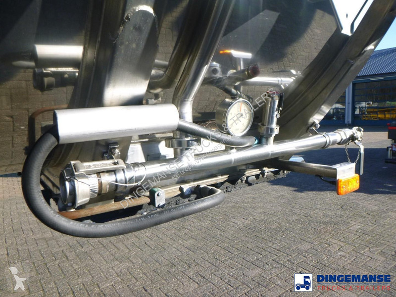 نصف مقطورة Burg Food / chemical tank inox L4BH...
