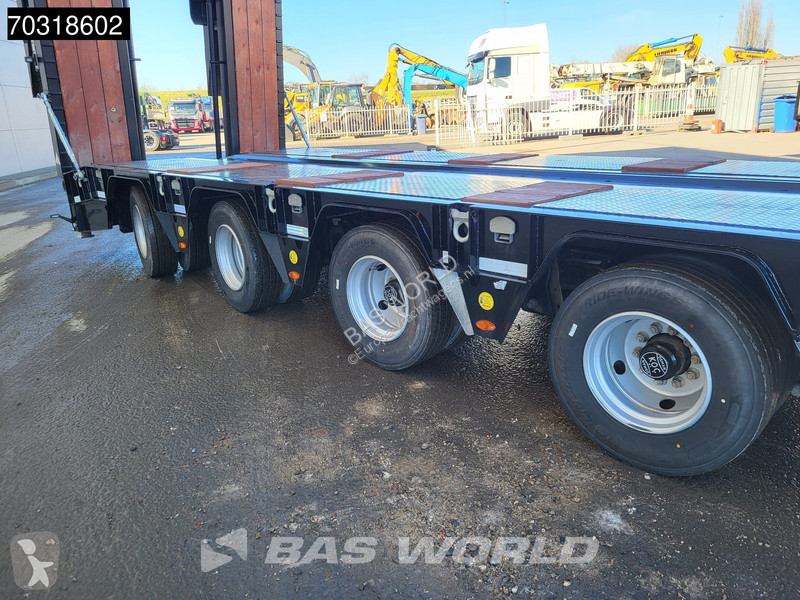 نصف مقطورة  LOWBED 4 axles NEW! Lifting Axle +...